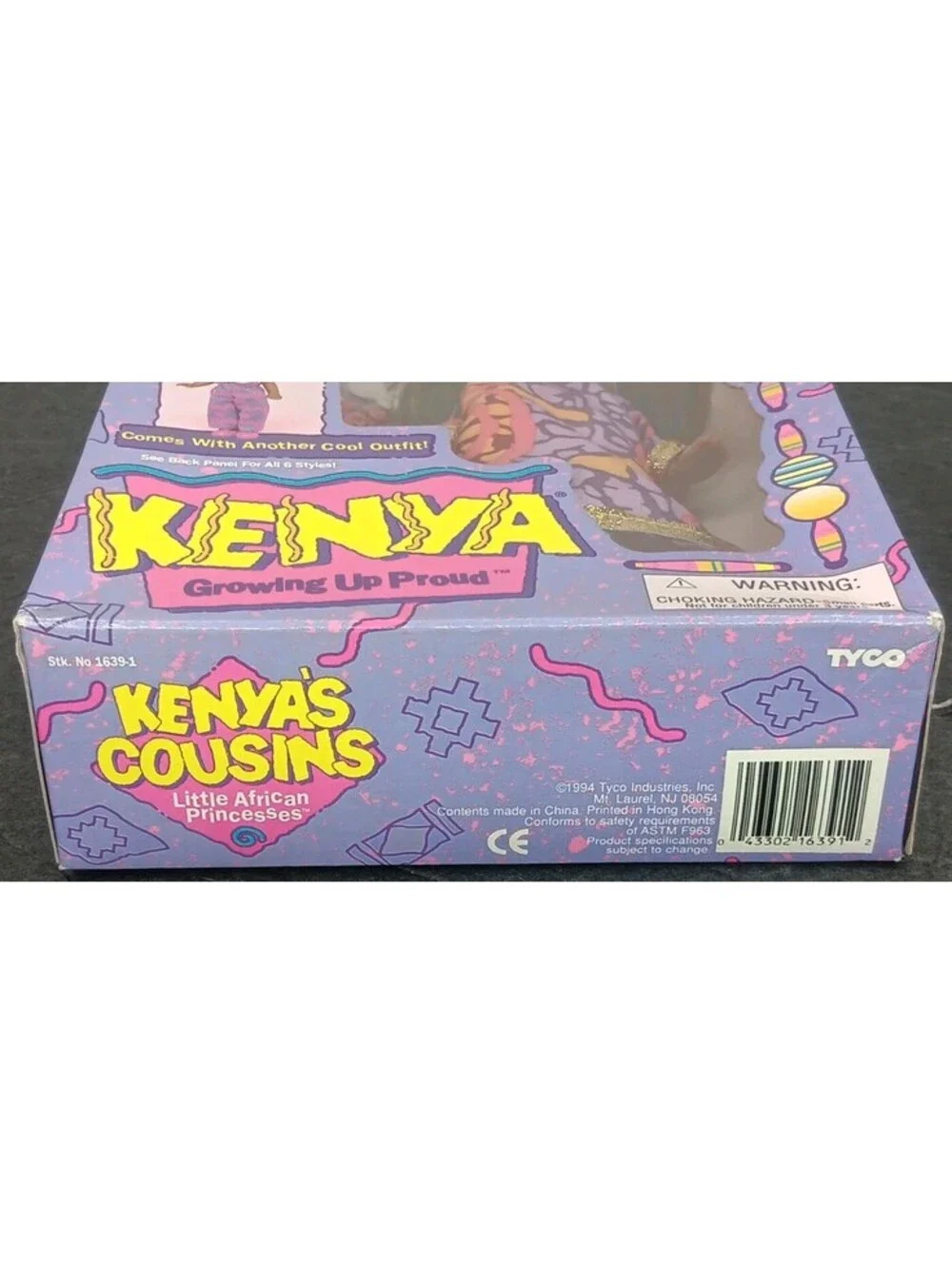 Vtg Tyco Kenya's Cousins Little Princess Baby Doll Sealed 1639-1